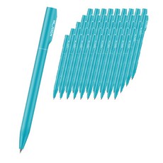 NUSIGN 紐賽 ABS 旋轉原子筆 0.5mm NS552, 潟湖藍, 50入