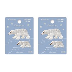 HAMANAKA 刺繡Wappen Cuckoo H457-886, 混色, 2件