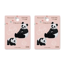 Hamanaka 刺繡貼片 Cuckoo H457-891, 混合顏色, 2個