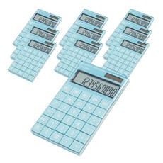 Nusign ABS 計算機 NS041 10入, 潟湖藍