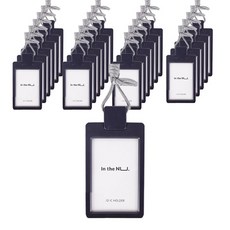 NUSIGN 項鍊身份證夾 NS126, 黑煙, 24件