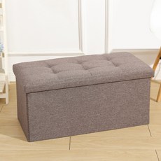 신원 템푸스 수납의자, 브라운, 1개