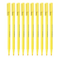 STAEDTLER 三角螢光筆 362 C-100, 淡黃色, 10片