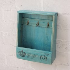 Pairing Sweet Wooden 壁掛式層架, 藍色