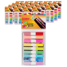 M POSGY 旗標索引9色鋸齒狀 MP4406-9C 20p, 20套, 180入