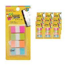 M POSGY 標籤便條紙 MI-PGOB 4色 12入, 10套