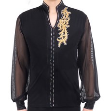 dancedome Bellydomaemall 單莖圖案T恤 MDT900, 金色