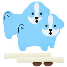 KOXINA 珪藻土浴室踏墊 45*35cm+防滑墊+砂紙, 藍色, 2組