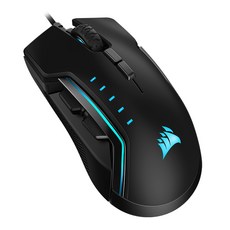 CORSAIR 海盜船 GLAIVE PRO RGB 遊戲鼠標 RGP0043, 黑色的