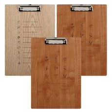 TOCTOC 木質文件板夾 220 x 330 mm, 隨機出貨, 3個