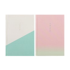 indigo 問題答案集 2 個空筆記, 薄荷, 粉紅色, 1套