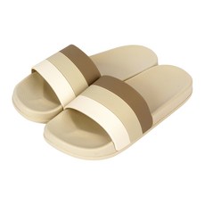 GETTY HOME 女款三線漸層拿鐵色浴室拖鞋, 1個