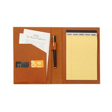 D BAUM Erde 皮革文件夾 中型, 棕色, 1個