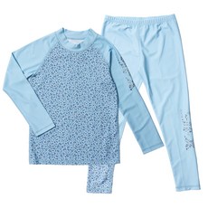 9FX 孩童防曬游泳長袖9分褲套裝