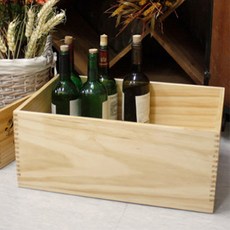 TODAS 原木方形高籃 大, 混合顏色, 1個