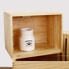 TODAS 實木方形高籃, 混色, 1個