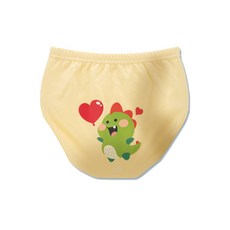 agazzang 6層如廁訓練褲, 恐龍款(黃色), 1入