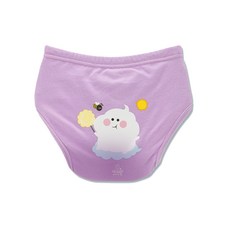 아가짱 프랜들리 6중 배변 훈련 팬티, 구름(보라색), 1개