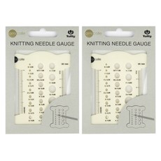 Tulip Amikore 織針筒管量規 AC-054, 白色的, 2件