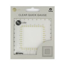 TULIP Amicoore Clear Quick透明量尺 AC-052, 混色, 1個