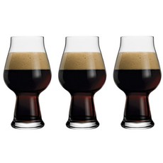 루이지보르미올리 Luigi Birrateque Crystal STOUT 맥주잔 600ml, 3개입