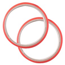 TIMB MARHEN ART 藤編膠帶專用雙面膠片, 單一顏色, 2個