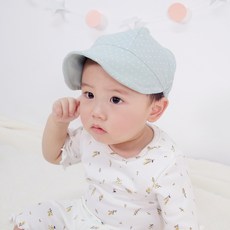 ALOHAJ 嬰兒點點圖案遮陽帽