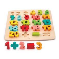 Hape 數字 3D 木製拼圖, 1組
