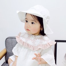 ALOHAJ 女童素色遮陽帽