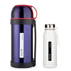 SWISS MILITARY SM PREMIUM保溫瓶1600ml+保溫瓶白色340ml SMT1-340, 混色