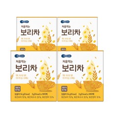베베쿡 처음 먹는 보리차 54g, 4개입