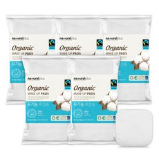 naturalplus 化妝棉 正方形款, 60張, 5包