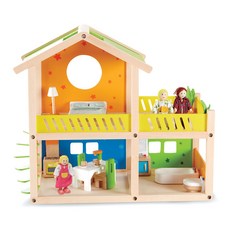 Hape 女孩快樂小房子全套角色扮演, 混色