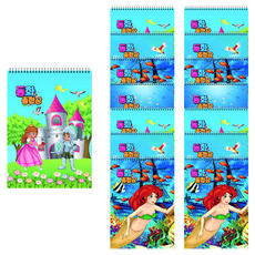 YOUNG ART 女童用 DADA 童話王國綜合本 20張, 隨機出貨, 15個