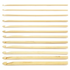 Nudy 竹製鉤針 12件組, 1套