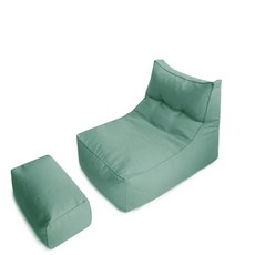 신원 앰버 빈백소파 2종 세트, 스카이블루