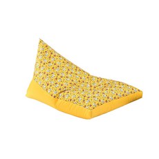 신원 루카스 빈백소파 S, 옐로우패턴