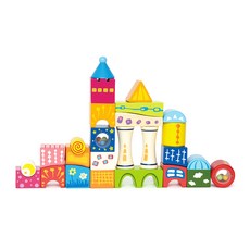 Hape 城堡積木 26p, 混色