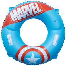 MARVEL漫威 美國隊長配色游泳圈 100cm, 混色, 1個