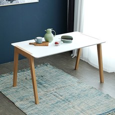 베스트리빙 프렌즈 4인 식탁테이블, 내츄럴화이트