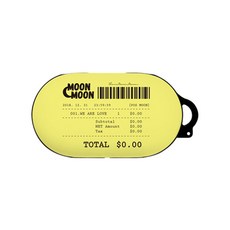 BANIMONG Posemunmun 設計款 Galaxy Buds 保護殼, 單一商品, 檸檬色Munmun