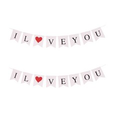 EUMES 求婚活動裝飾拉旗, 我愛你