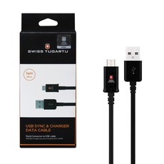 스위스투가르투 마이크로 5핀 USB 케이블 100cm, 1개