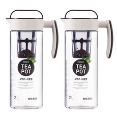 KOMAX 茶壺冰箱水瓶 2p, 混色, 2L