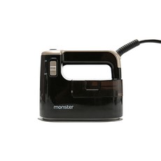 monster italy 方便的蒸汽熨斗, SIM950-B, 黑色的