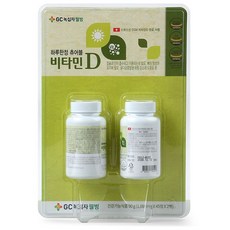 GC녹십자웰빙 하루한정 츄어블 비타민D, 45정, 2개입