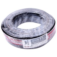 제이테크 내압편사호스 흑색 16mm x 50m, 1개