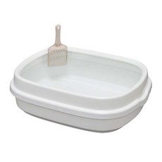 아이리스 기본형 고양이 화장실 NE-550, 화이트, 1개