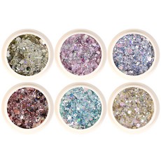 NBKIDULT 美甲裝飾用亮片組 M10155 6入, 1組, 混色