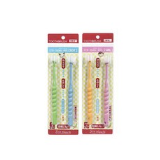 STB360do 兒童360度牙刷 男童+女童, 混色, 2組, 2支